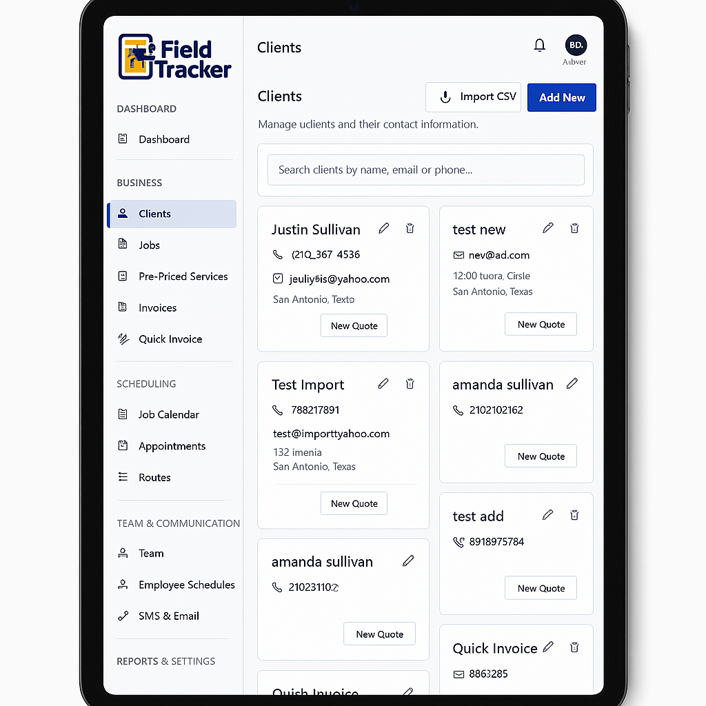 Field Tracker - Agent-First SaaS Platform